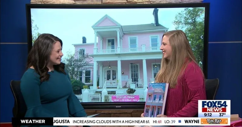 Cat Darlin, Author and Pastry Chef, on WJBF Your Hometown Road Trip